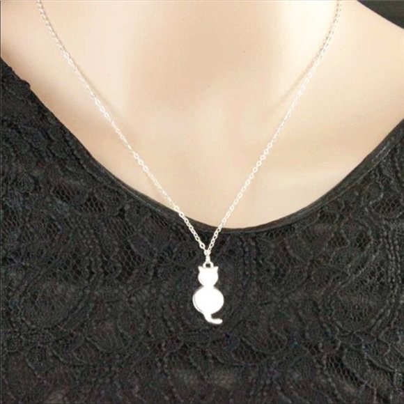Super Cute Dainty Cat Necklace - Picture 6 of 6